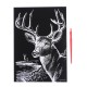 Гравюра А4 "Олень" с золотой основой 21*29 см 3536810
