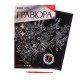 Гравюра А4 "Букет в вазе" с серебряной основой, 21*30 см 5798303