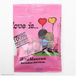 Мармелад "Love is ЖуйМиксик" холодок-малина, 20 г