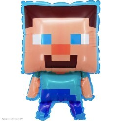 Шар фольга "Пиксели. Стив" 65*43 см