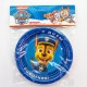 Тарелки "Щенячий патруль" синий 18 см 6 шт, бумага 501222