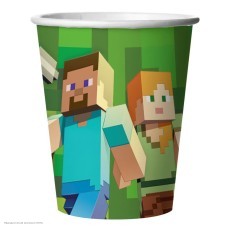 Стаканы "Пиксели. Герои" 250 мл 6 шт, бумага