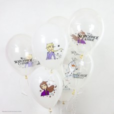 Набор шаров "Холодное сердце" 2ст/рисунок 12"/30см, 8 шт Набор шаров "Холодное сердце" 2ст/рисунок 12"/30см, 8 шт