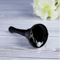 Колокольчик настольный (металл) 12*5,5см, цвета микс