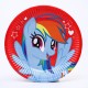 Тарелки "My Little Pony" 18 см 10 шт (бумага) 6629150