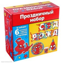 Набор посуды "Человек-паук" (19 предметов)