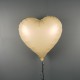 Шар фольга Сердце, Карамель сатин 18"/45см 23429