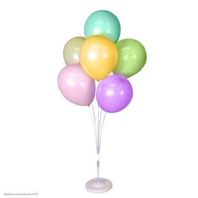 Подставка-стойка для 7 воздушных шаров, 130см 6015379