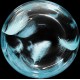 Шар Сфера Deco Bubble 18"/46см Бирюзовые перья, Кристалл 5102010