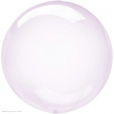 Шар Сфера Deco Bubble 18"/46см Сиреневый, Кристалл