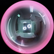 Шар Сфера Deco Bubble 18"/46см Розовый спектр, Кристалл