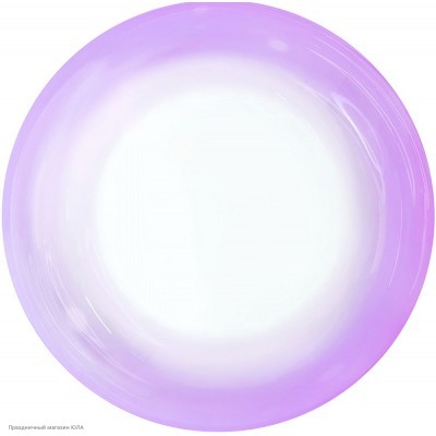 Шар Сфера Deco Bubble 18"/46см Сиреневый спектр, Кристалл 5513184