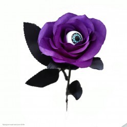 Роза с глазом фиолетовая d-8 см, 38 см