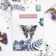 Брошь "Бабочка летящая" (металл, галиотис) 4,5*3,5 см 672966