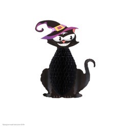 Подвеска бумажная объёмная "Кот" 44*31см