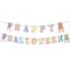 Гирлянда-буквы "Happy Halloween" на ленте 17*15см 5м гологр РС01036-4