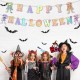 Гирлянда-буквы "Happy Halloween" на ленте 17*15см 5м гологр РС01036-4