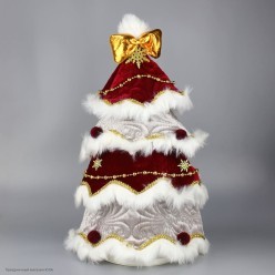 Фигура-ёмкость "Ёлочка" бордо 49 см