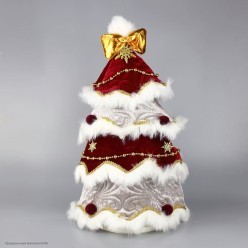 Фигура-ёмкость "Ёлочка" бордо 49 см