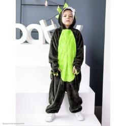 Костюм детский "Динозавр Рекс" кигуруми 98-110 см