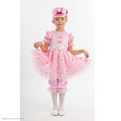 Костюм детский "Свинка Дуся/Кукла" р.30, 116 см