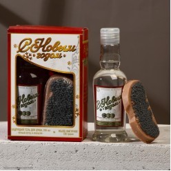 Набор подарочный "С Новым Годом" гель, мыло-бутерброд