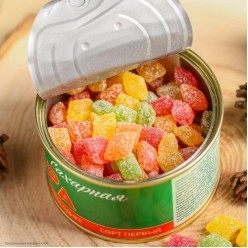 Леденцы Монпансье консерва "Сахарная икра" 140 гр