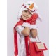 Костюм детский "Снеговик Гоша" р.30, 116 см 971-30-116