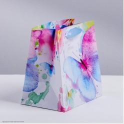 Пакет MS 22*22*11см "Пусть этот день дарит радость" ламинат