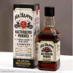 Гель для душа Виски "На удачу Мужику" 16,7*5,5*5,5см