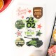 Вафельная бумага "23 Февраля Твой день" А5 27*16см 9426419