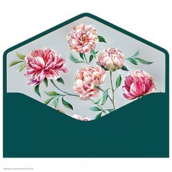 Конверт для денег "С юбилеем!" (зол.фольга)