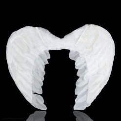 Крылья Ангела белые 80*50см (перо)
