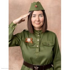 Костюм взрослый "Солдатка ВОВ" р.48