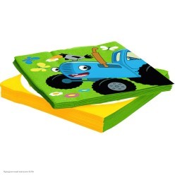 Салфетки "Синий трактор" 33*33см, 20 шт