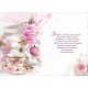 Открытка "Мамочке..." (пионы) фольга, 12*18см 5301059