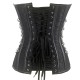 Корсет Дамаск (дек.замки) чёрный (цепи, пуговицы) р.XXL К9089-ч-105