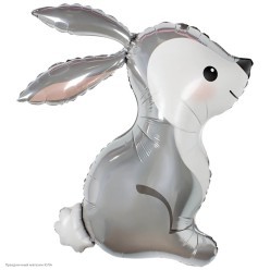 Шар фольга "Заяц" 70*67 см