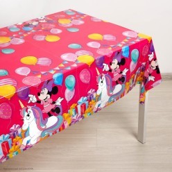 Скатерть "Минни Маус" 180*120см (полиэтилен)