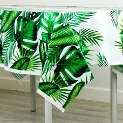 Скатерть "Листья Тропики" 180*137 см (п/этилен)