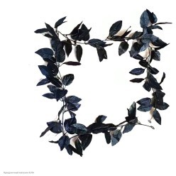 Гирлянда-лиана Листочки чёрные 172 см