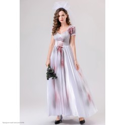 Костюм взрослый "Кровавая невеста" р.44-46