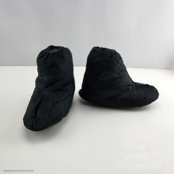 Чехлы на обувь "Животное" детск (ворс) чёрные 20,5см