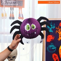 Подвеска бумажная объёмная "Паучок-зубастик" 24*38см