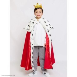 Костюм детский "Король" (эконом) 6-8 лет