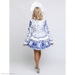 Костюм взрослый "Снегурочка Пелагея" р.50, 164см