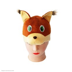 Шапочка Белка (плюш) детская