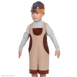 Костюм детский "Воробей" (ткань-плюш) 122-134см