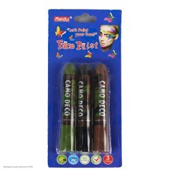 Грим Карандаши выдвижные "Камуфляж" (3шт)