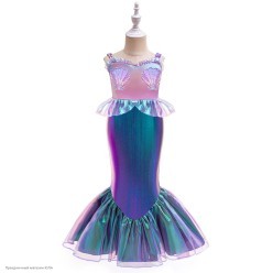Костюм детский "Русалочка" переливашка 100-110см
